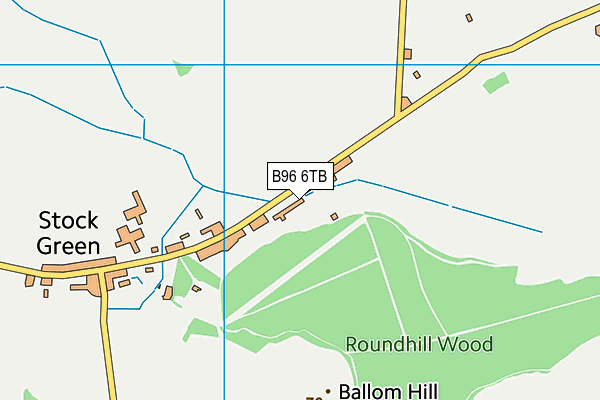 B96 6TB map - OS VectorMap District (Ordnance Survey)