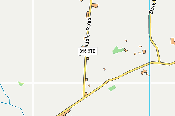 B96 6TE map - OS VectorMap District (Ordnance Survey)