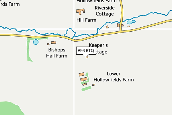 B96 6TQ map - OS VectorMap District (Ordnance Survey)