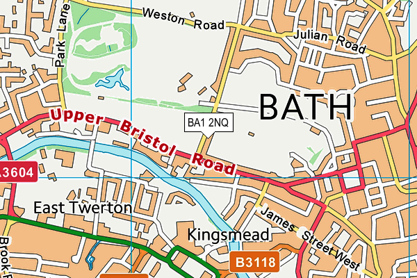 BA1 2NQ map - OS VectorMap District (Ordnance Survey)