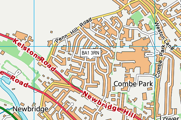 BA1 3RN map - OS VectorMap District (Ordnance Survey)