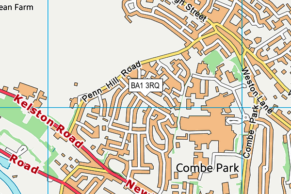 BA1 3RQ map - OS VectorMap District (Ordnance Survey)