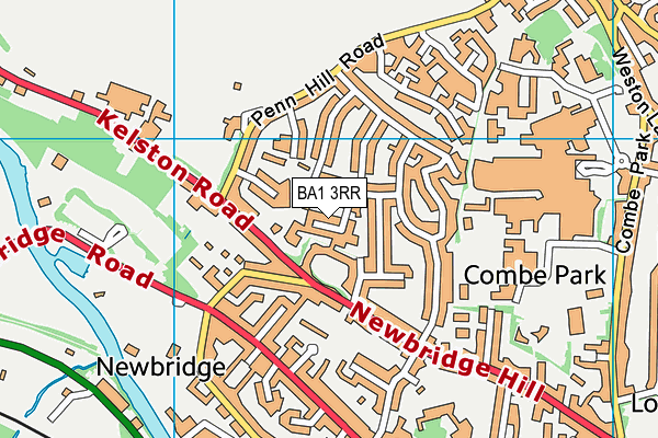 BA1 3RR map - OS VectorMap District (Ordnance Survey)