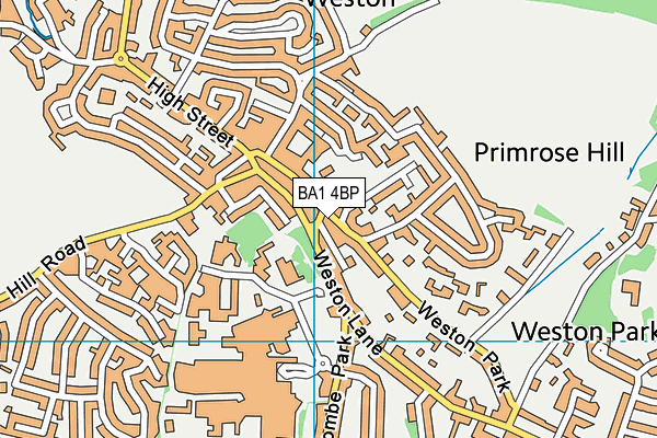 BA1 4BP map - OS VectorMap District (Ordnance Survey)