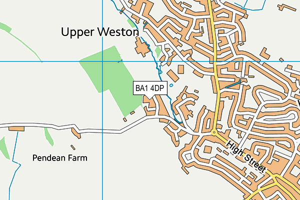 BA1 4DP map - OS VectorMap District (Ordnance Survey)