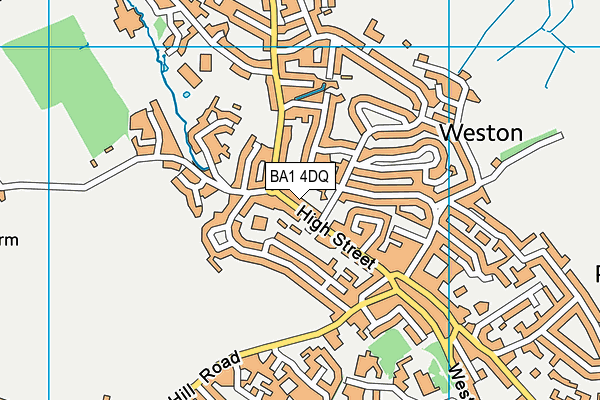 BA1 4DQ map - OS VectorMap District (Ordnance Survey)