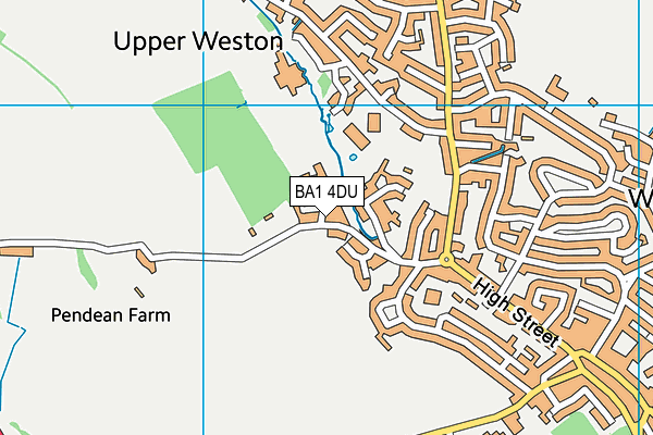 BA1 4DU map - OS VectorMap District (Ordnance Survey)