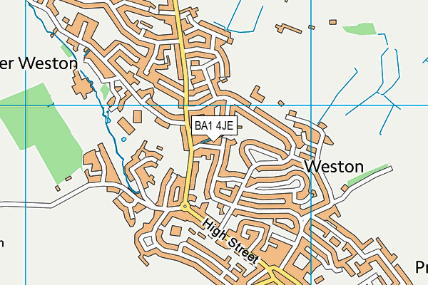 BA1 4JE map - OS VectorMap District (Ordnance Survey)