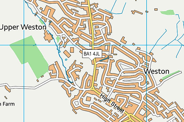 BA1 4JL map - OS VectorMap District (Ordnance Survey)