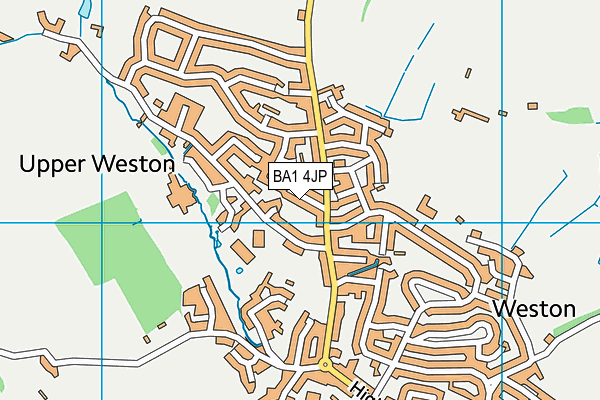 BA1 4JP map - OS VectorMap District (Ordnance Survey)
