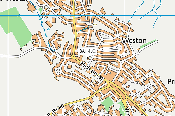 BA1 4JQ map - OS VectorMap District (Ordnance Survey)