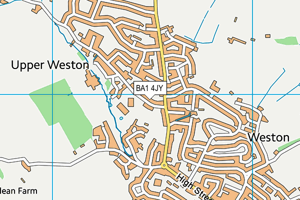 BA1 4JY map - OS VectorMap District (Ordnance Survey)