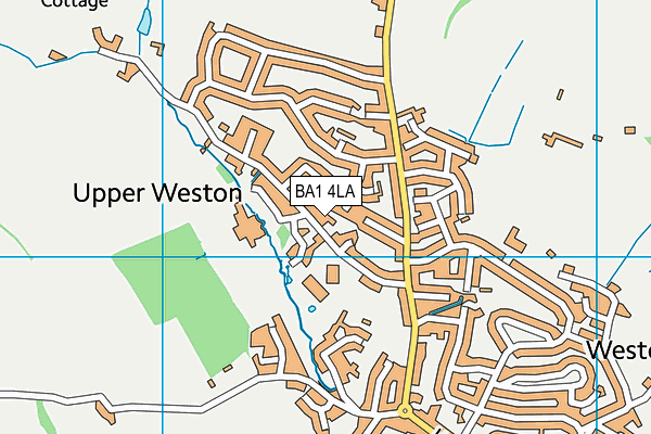 BA1 4LA map - OS VectorMap District (Ordnance Survey)