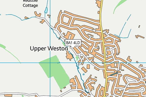 BA1 4LD map - OS VectorMap District (Ordnance Survey)