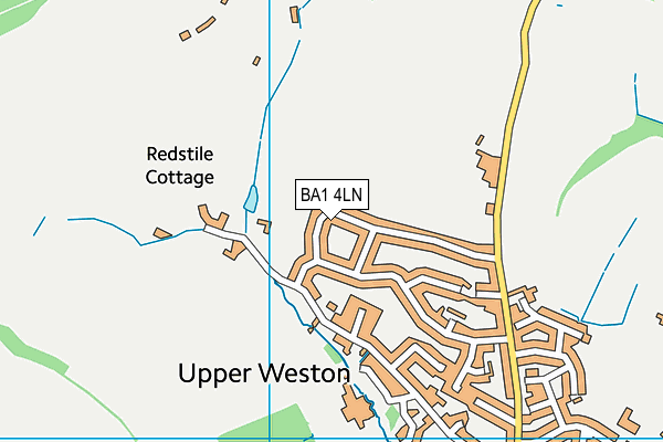 BA1 4LN map - OS VectorMap District (Ordnance Survey)