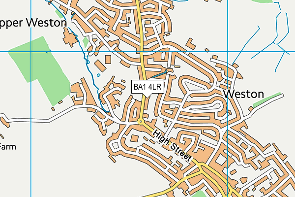 BA1 4LR map - OS VectorMap District (Ordnance Survey)