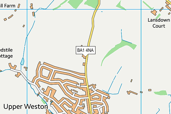 BA1 4NA map - OS VectorMap District (Ordnance Survey)