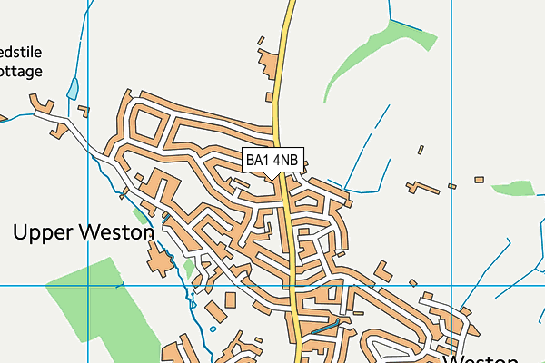 BA1 4NB map - OS VectorMap District (Ordnance Survey)