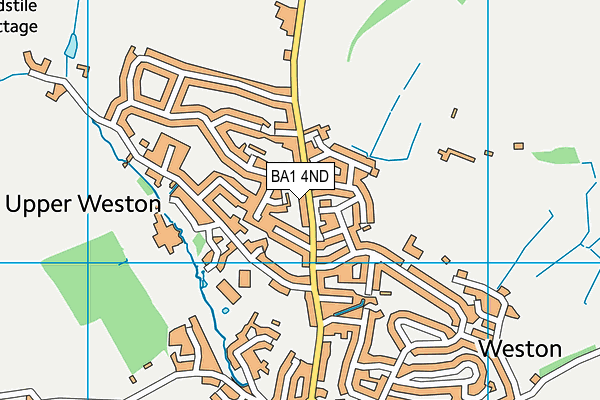 BA1 4ND map - OS VectorMap District (Ordnance Survey)