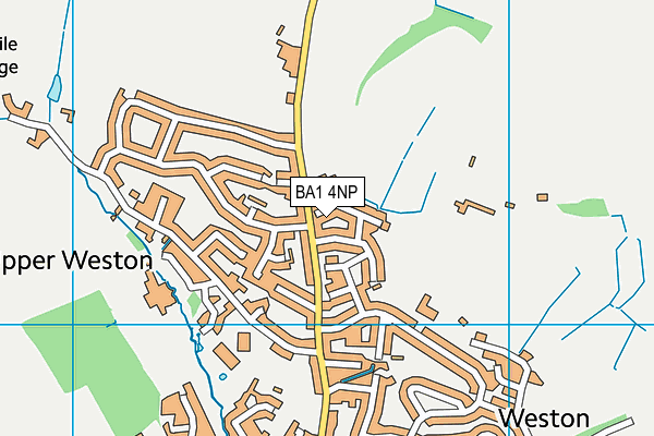 BA1 4NP map - OS VectorMap District (Ordnance Survey)