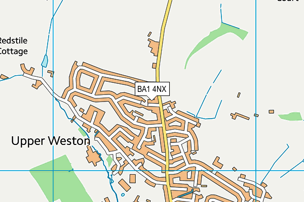 BA1 4NX map - OS VectorMap District (Ordnance Survey)