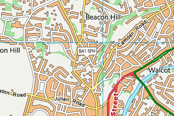BA1 5PH map - OS VectorMap District (Ordnance Survey)