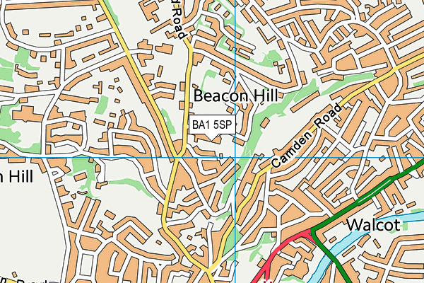 BA1 5SP map - OS VectorMap District (Ordnance Survey)