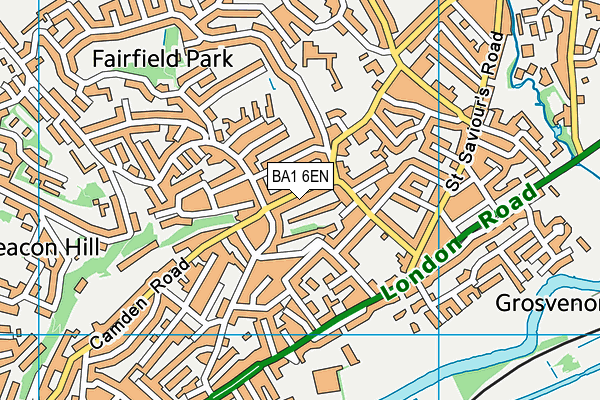 BA1 6EN map - OS VectorMap District (Ordnance Survey)