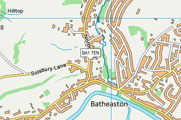 BA1 7EN map - OS VectorMap District (Ordnance Survey)