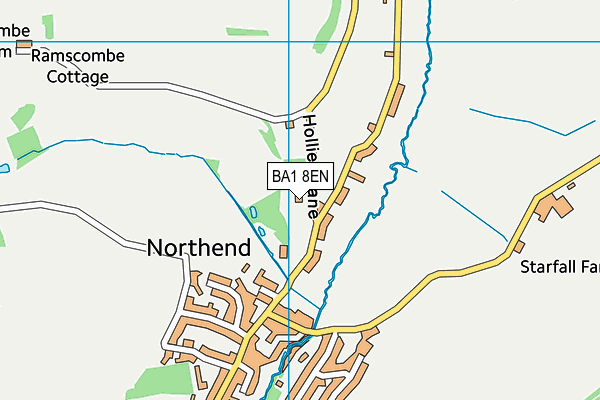 BA1 8EN map - OS VectorMap District (Ordnance Survey)