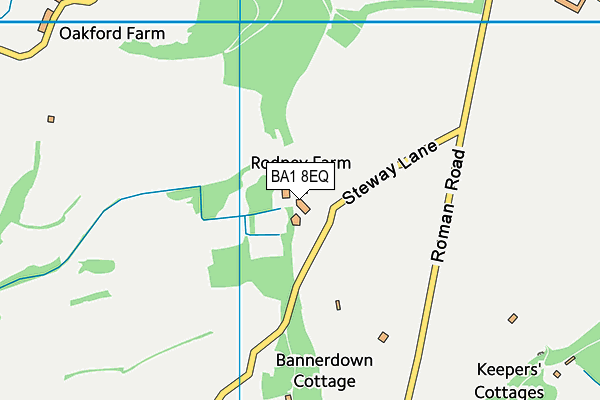 BA1 8EQ map - OS VectorMap District (Ordnance Survey)