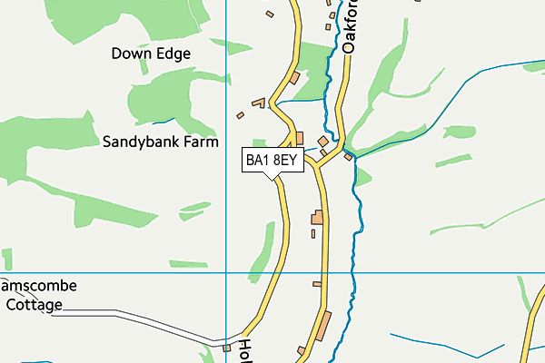 BA1 8EY map - OS VectorMap District (Ordnance Survey)