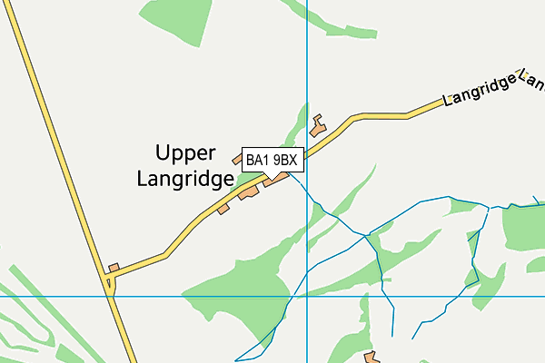 BA1 9BX map - OS VectorMap District (Ordnance Survey)