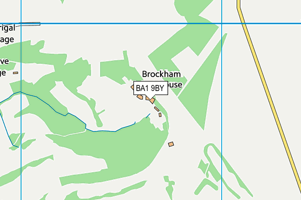 BA1 9BY map - OS VectorMap District (Ordnance Survey)