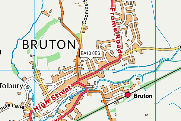 Map of THE BRUTON DENTAL PRACTICE LIMITED at district scale