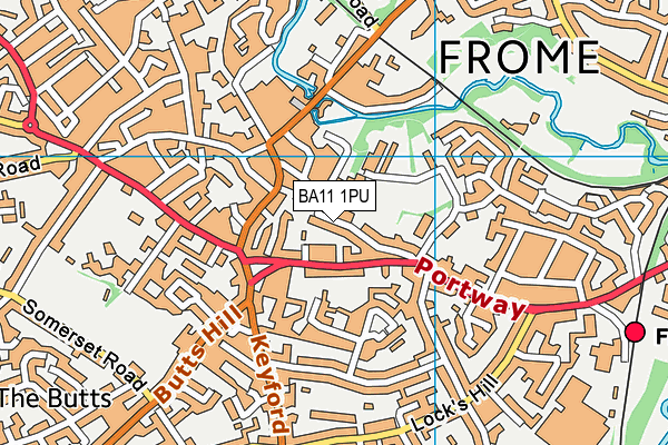 Map of FROME COMMUNITY BIKE PROJECT CIC at district scale