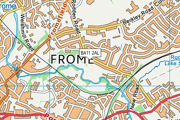 BA11 2AL map - OS VectorMap District (Ordnance Survey)