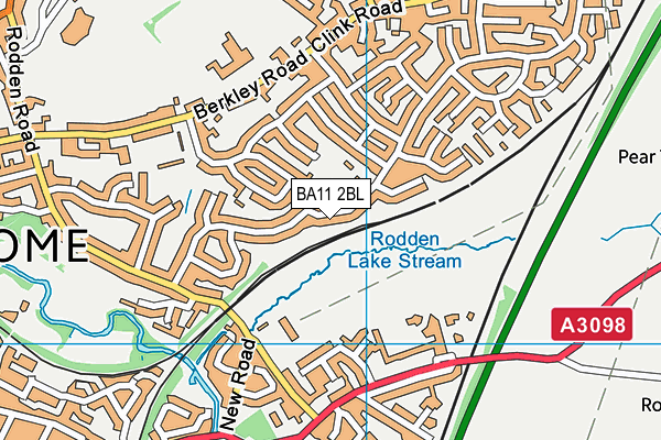 BA11 2BL map - OS VectorMap District (Ordnance Survey)