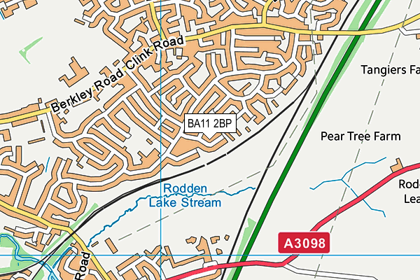 BA11 2BP map - OS VectorMap District (Ordnance Survey)