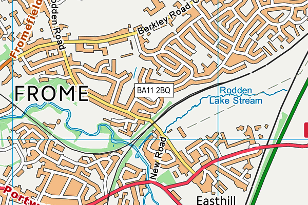 BA11 2BQ map - OS VectorMap District (Ordnance Survey)