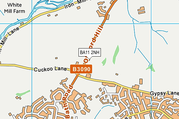 BA11 2NH map - OS VectorMap District (Ordnance Survey)