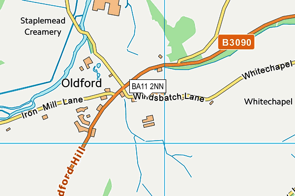 BA11 2NN map - OS VectorMap District (Ordnance Survey)