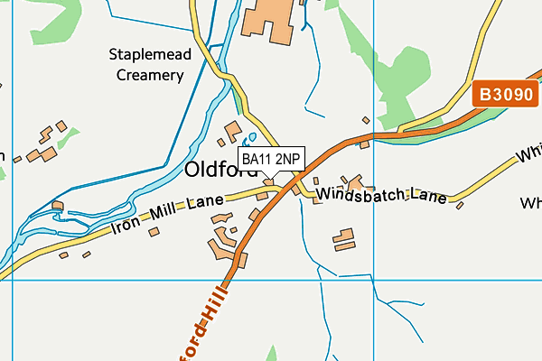 BA11 2NP map - OS VectorMap District (Ordnance Survey)