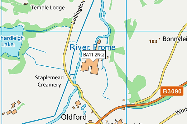 BA11 2NQ map - OS VectorMap District (Ordnance Survey)