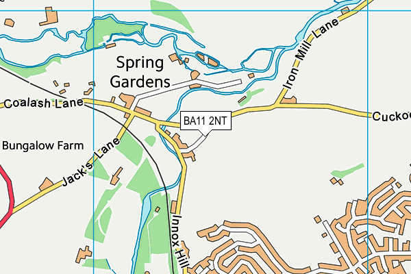 BA11 2NT map - OS VectorMap District (Ordnance Survey)
