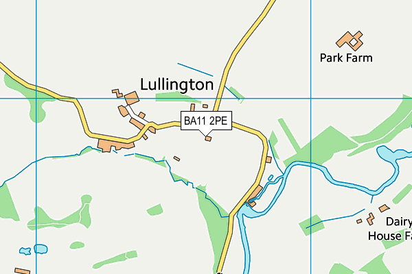 BA11 2PE map - OS VectorMap District (Ordnance Survey)