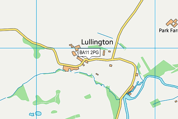 BA11 2PG map - OS VectorMap District (Ordnance Survey)