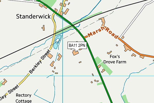 BA11 2PN map - OS VectorMap District (Ordnance Survey)