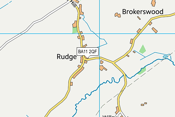 BA11 2QF map - OS VectorMap District (Ordnance Survey)