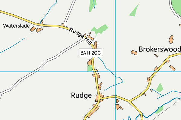 BA11 2QG map - OS VectorMap District (Ordnance Survey)